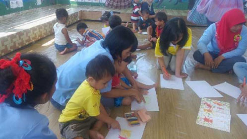 15 TPA di Pelalawan Tingkatkan Kemampuan Bahasa Inggris Lewat English Reading Program