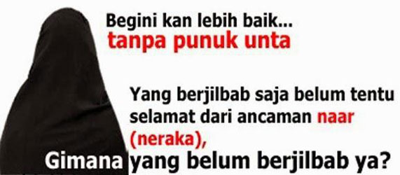 Sangat Terlarang Pakai Jilbab Syar'i Namun Sanggul Rambut Tetap Menonjol
