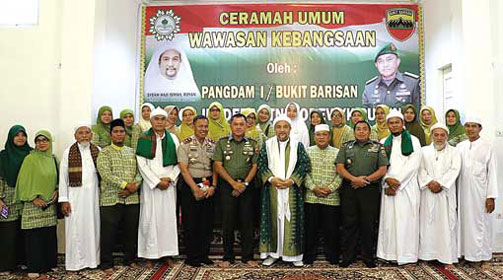Korem 031 WB Siapkan Santri Babussalam Masuk Akademi