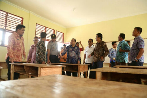 Mantap Siswa SMU Desa Penyagun Tak Lagi Belajar di Ruang Kelas 'Laskar Pelangi'