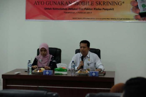 BPJS Kesehatan Tembilahan Launching Mobile Skrining  Deteksi Dini Penyakit