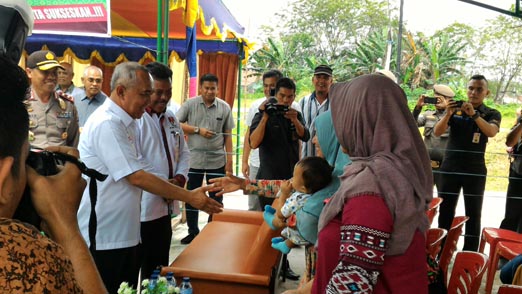 Gubri Disambut Warga Kampar