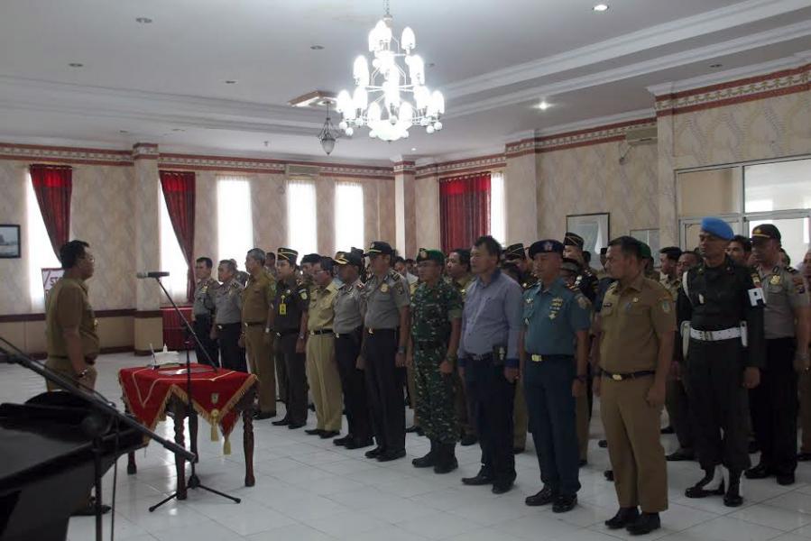 Bupati Suyatno Kukuhkan Satgas Saber Pungli Rohil