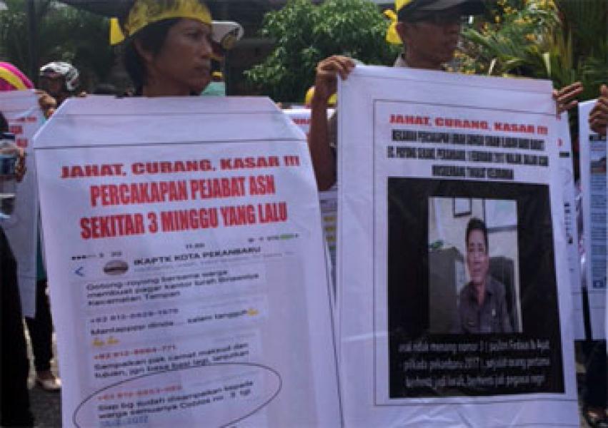 Percakapan Grup WhatsApp Menangkan Paslon 3 Pekanbaru Beredar