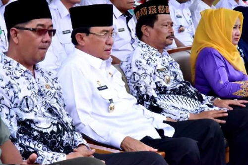 Bupati Wardan Tegaskan Siap Bantu PGRI Inhil