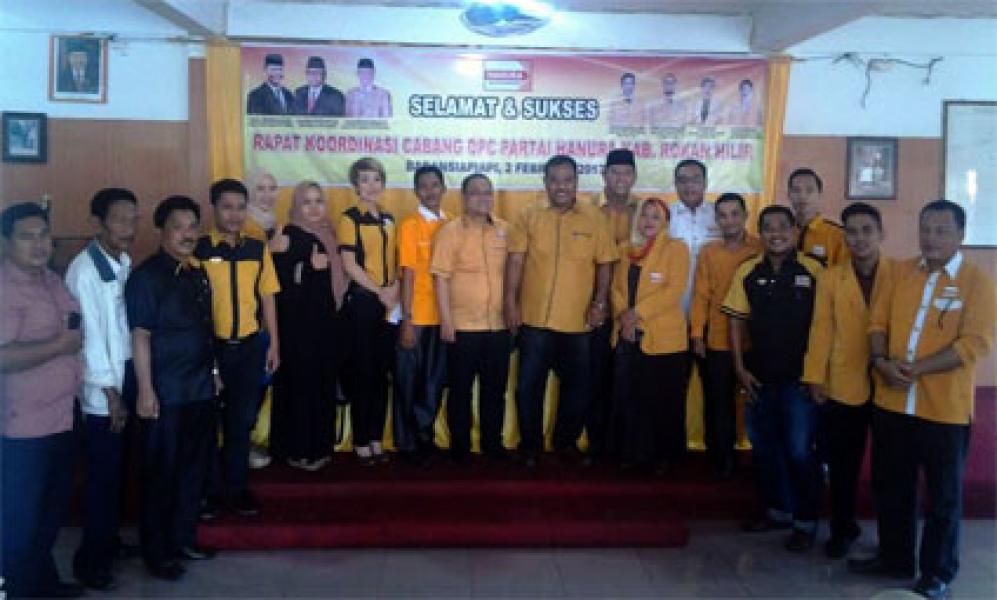 Dibawah Kepemimpinan Cutra Andika Hanura Rohil Makin Mantap