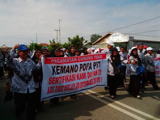 Ini Perkembangan Kasus Dana Sertifikasi Guru Kuansing