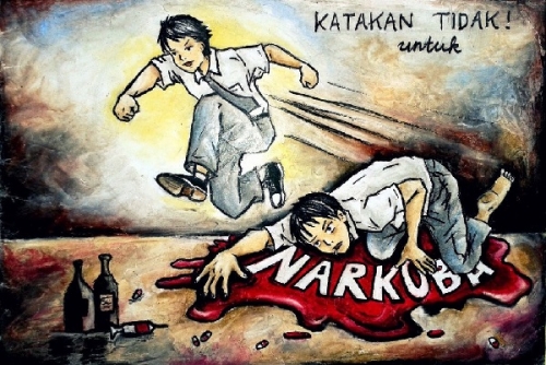 Ipemalis-J Gandeng Polres Bengkalis Road Show ke Sekolah-sekolah Bahas Bahaya Narkoba