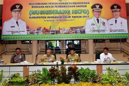 Total Usulan Musrenbang RKPD 2017 Inhil Sebesar Rp 1,66 T