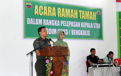 Ramah Tamah Dan Pelepasan Kasdim 0303/Bengkalis