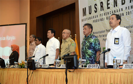 Menpan-RB RI Hadiri Musrenbang Provinsi Riau Tahun 2017