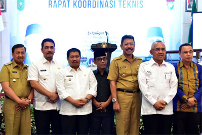 Wabup Inhil Hadiri Rakornis Perdagangan, Koperasi dan UKM se-Riau