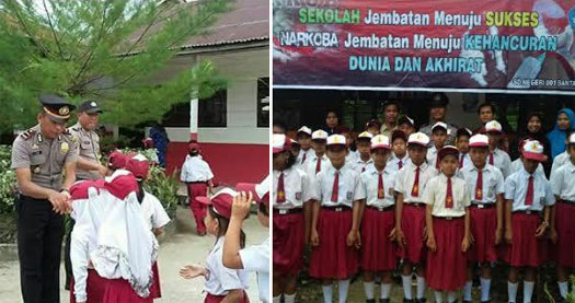 Terkait Isu Penculikan Anak, Polsek Batu Ampar Sambangi Sekolah