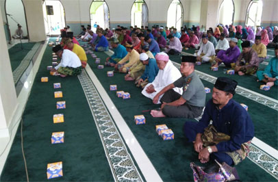 Koramil 03/Siak Hadiri Pengajian Rutin Pemkab Siak