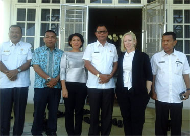 Delegasi UNOPS Kunjungi Rohil, Kelola Lahan Gambut dan Peringatan Dini Karlahut