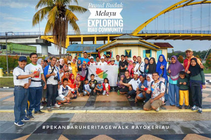 Gubri Lepas Komunitas Penggiat Pariwisata Sejarah Pekanbaru