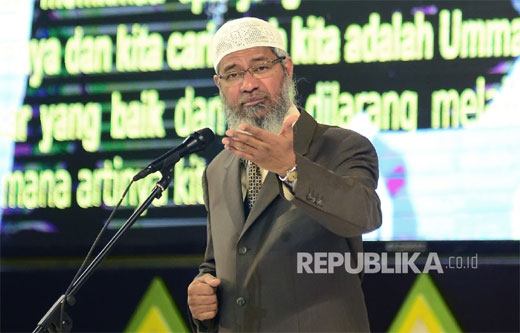 Ini Pesan Zakir Naik pada Umat Islam di Indonesia