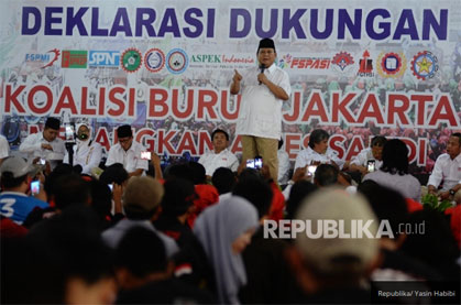 Prabowo: Saya Minta Sekali Ini Saja, Tanggal 19 (April) Turun Semua