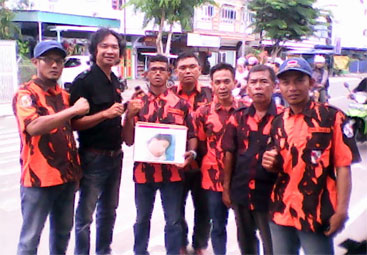Pemuda Pancasila Bengkalis Galang Dana Pengobatan Chelsi, Bocah Penderita Kanker Tenggorokan