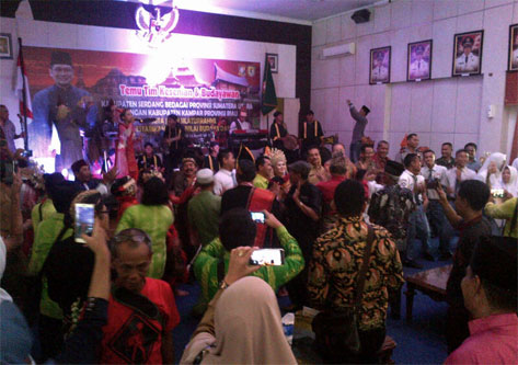 Heran Ada Candi, Bupati Serdang Bedagai Kunjungi Kampar