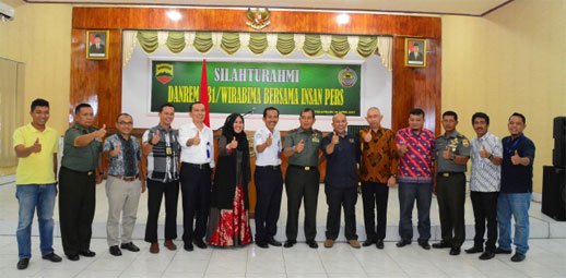 Korem 031/Wirabima Bangun Mitra dengan Insan Pers