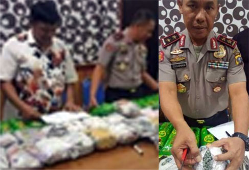 Ditres Narkoba Polda Riau Sita 40 Kg Sabu dan 160.000 Butir Pil Ekstasi