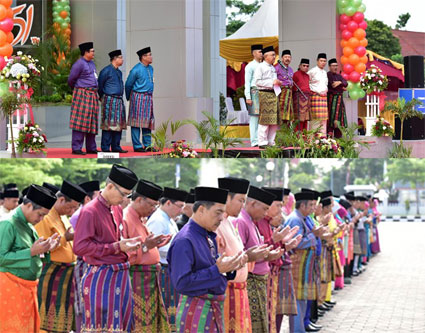 Gubernur Riau Pimpin Upacara Puncak HUT BRK Ke 51