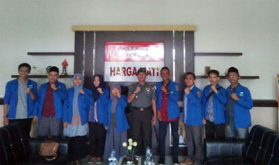 Dandim 0320/Dumai Gelar Silatuhrahmi Bersama PMII Kota Dumai