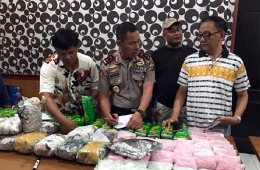 40 Kg Sabu dan 160 ribu Pil Ekstasi Diamankan Polda Riau Diduga Selundupan dari Malaysia