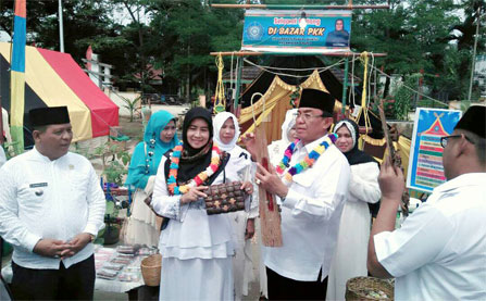 Bupati HM Wardan Hadiri Milad Ke-21 Kecamatan Gaung Tahun 2017