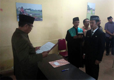 Kadis Kominfopersantik Inhil Lantik Kasi Penyediaan Konten, Pengelolaan Media Komunikasi Publik dan Layanan Hubungan Media