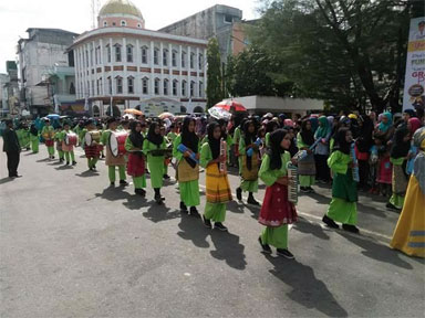 Pemkab Rohil dan DMI Pawai Sambut Ramadan