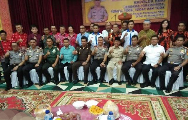 Ciptakan Kamtibmas, Kapolda Riau Silaturahmi Dengan Forkopimda Dan Masyarakat Inhil