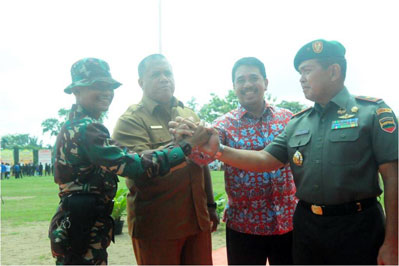 Danrem 031/Wirabima Tutup TMMD Ke-98 di Wilayah Kodim 0302/Inhu