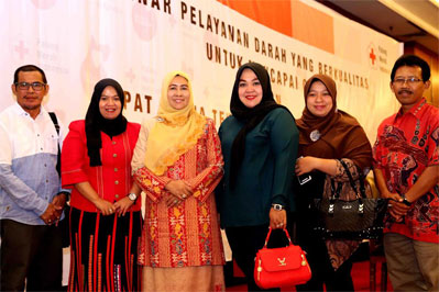 Zulaikha Wardan Hadiri Seminar Pelayanan Darah yang Ditaja PMI Pusat