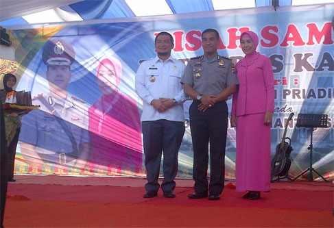 Pisah Sambut Kapolres Kampar Penuh Haru