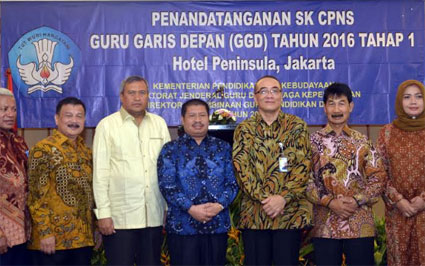 Ini Nama Guru Garis Depan dan Penempatannya di Kabupaten Bengkalis
