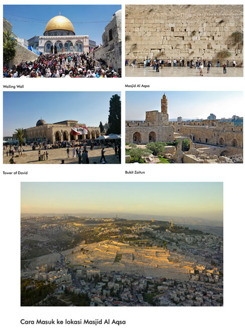 5 Tempat Wisata Ikonik di Masjidil Aqsa dan Sekitarnya