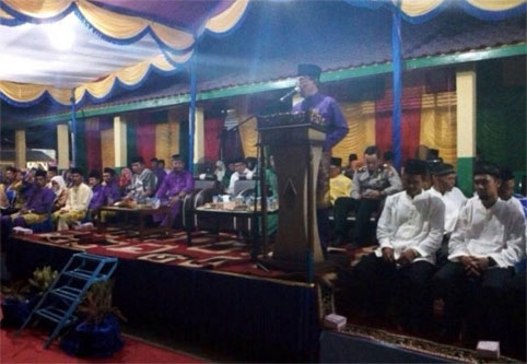Bupati Wardan Hadiri Pembukaan MTQ Kecamatan Kempas