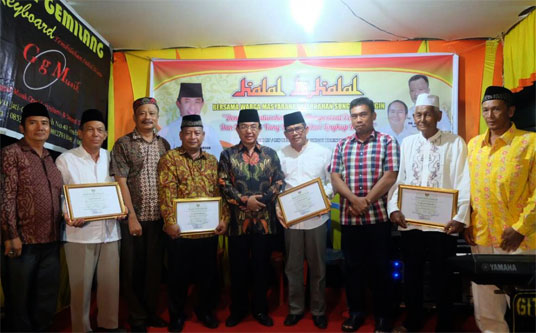 Bupati Wardan Hadiri Halal Bihalal Forum RT/RW Kelurahan Sungai Beringin