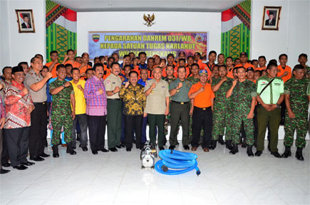 Danrem 031/Wirabima: Berikan Reward Kepada Aparat Kepolisian maupun Masyarakat yang Berhasil Menangkap Pelaku Kejahatan Karhutla