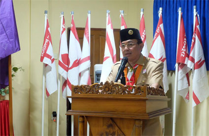 Bupati Wardan Puji Prestasi Gemilang Pramuka Inhil