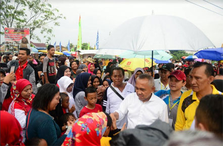 Gerakan Pangan Lokal Berbahan Sagu, Lepas Gerak Jalan Santai