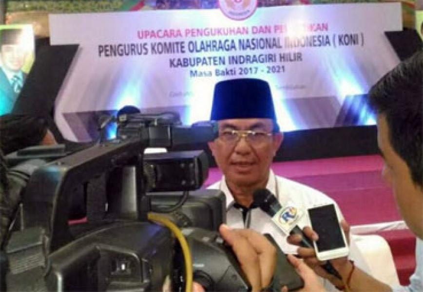 Pemkab Anggarkan 7 Miliar Untuk Dukung Kegiatan KONI Inhil