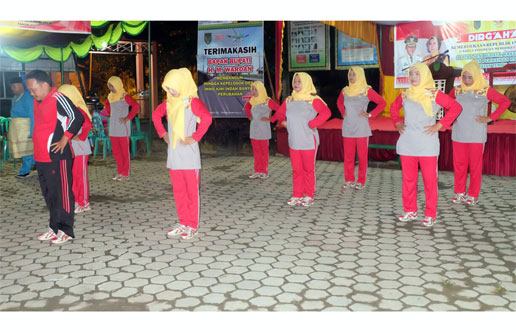 Perdana, Tembilahan Hulu Gelar Lomba Tari Kreasi dan Senam DMIJ