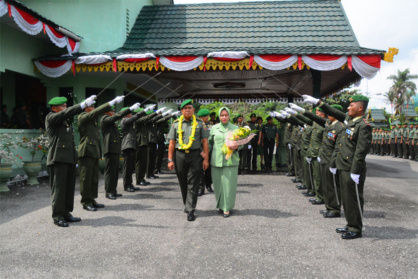Danrem 031/Wirabima Pimpin Langsung Tradisi Pelepasan Brigjen TNI Abdul Karim