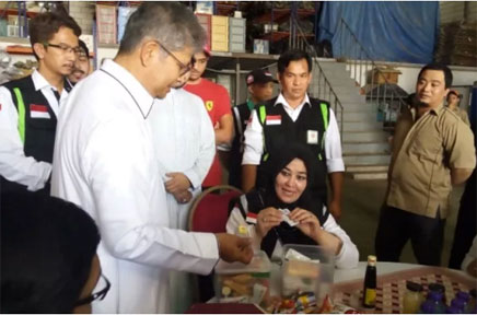 Alhamdulillah.. Jamaah Dapat Sekotak Perbekalan saat Puncak Ibadah Haji