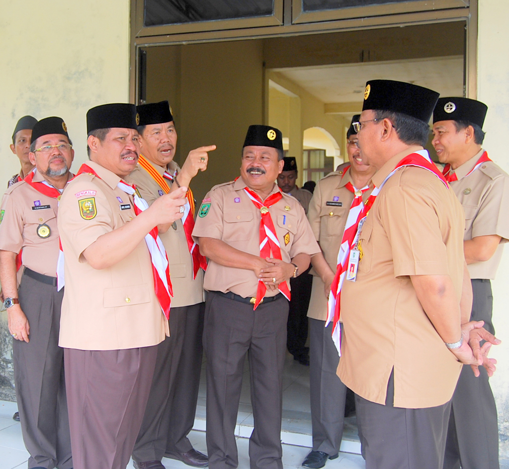 Bupati Bengkalis Kunjungi Bumi Perkemahan Kwarcab Bengkalis