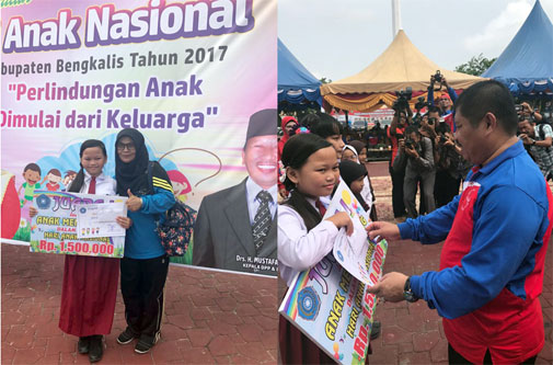 Silvia Nisa, Raih Juara Umum Lomba Dongeng Anak di HAN 2017 Bengkalis