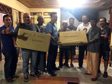 Sambut HUT RI Ke 72, Warga Kelurahan Simpang Tiga Bukit Raya Pekanbaru Gelar Lomba Domino
